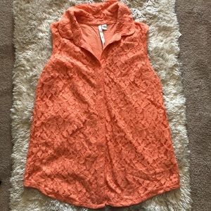 LC Lauren Conrad lace sleeveless shirt size Small